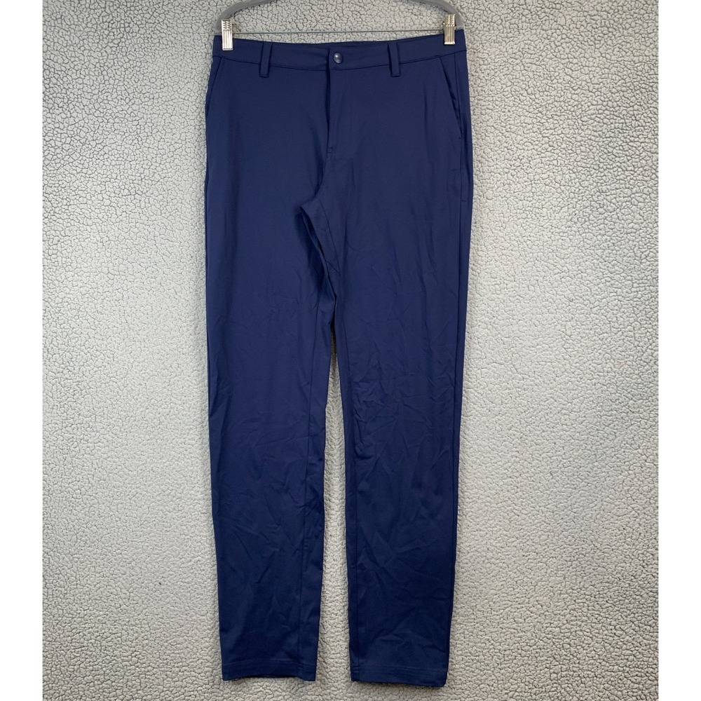 Quince ProTech Golf Pants Men's 32x34 Blue Performance Stretch Casual Wavecrest